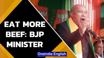 'Eat more beef', says BJP minister Sanbor Shullai in Meghalaya | Oneindia News