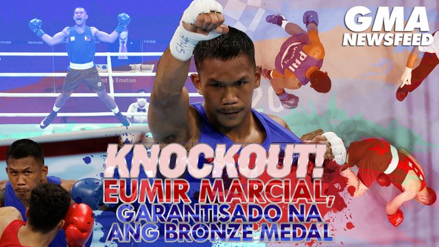 Eumir Marcial assured of Olympic medal, stops another foe in 1st round | GMA News Feed