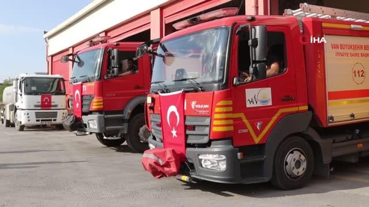 Son dakika haberi! Van Büyükşehir Belediyesi'nden Antalya'daki yangın söndürme çalışmalarına destek