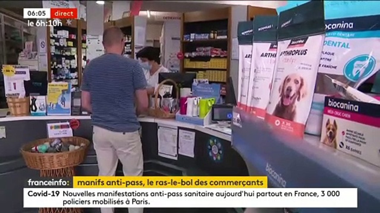 Pass sanitaire - Rencontres avec ces commerçants à bout de nerfs après la nouvelle manifestation d'hier qui sont en train de revivre "les gilets jaunes"
