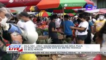 DILG Sec. Año: Magdaragdag ng mga pulis sa mga vaccination site sa Metro Manila sa ECQ period | News Live