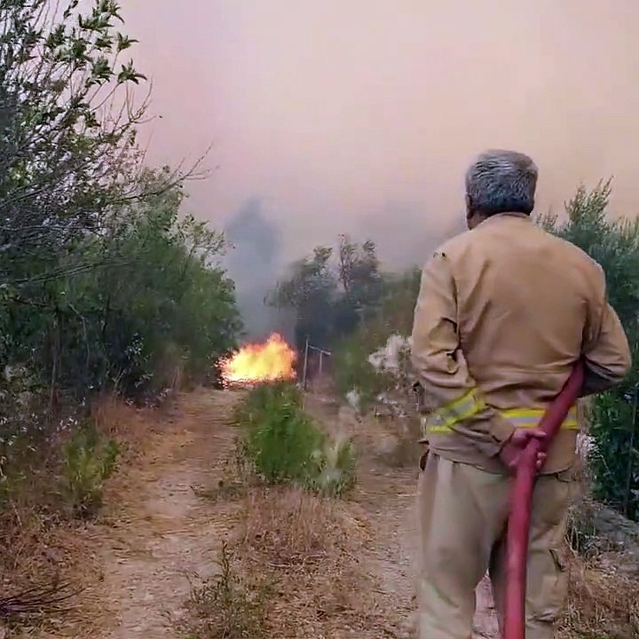 Yangın şehidinin son görüntüleri ortaya çıktı
