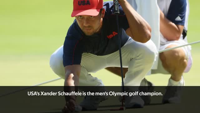USA's Xander Schauffele wins gold on dramatic final round​