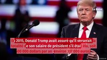 Donald Trump a-t-il « oublié » de faire don de six mois de son salaire ?