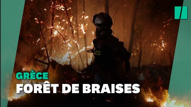 En Grèce, les incendies font plusieurs blessés en pleine vague de chaleur
