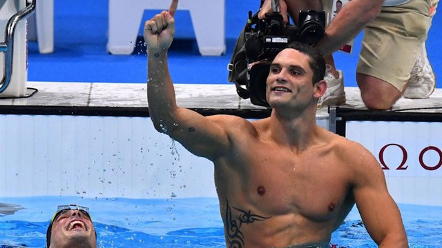 JO de Tokyo : Florent Manaudou médaillé d’argent du 50 m nage libre se dit « heureux » d’avoir atteint son objectif