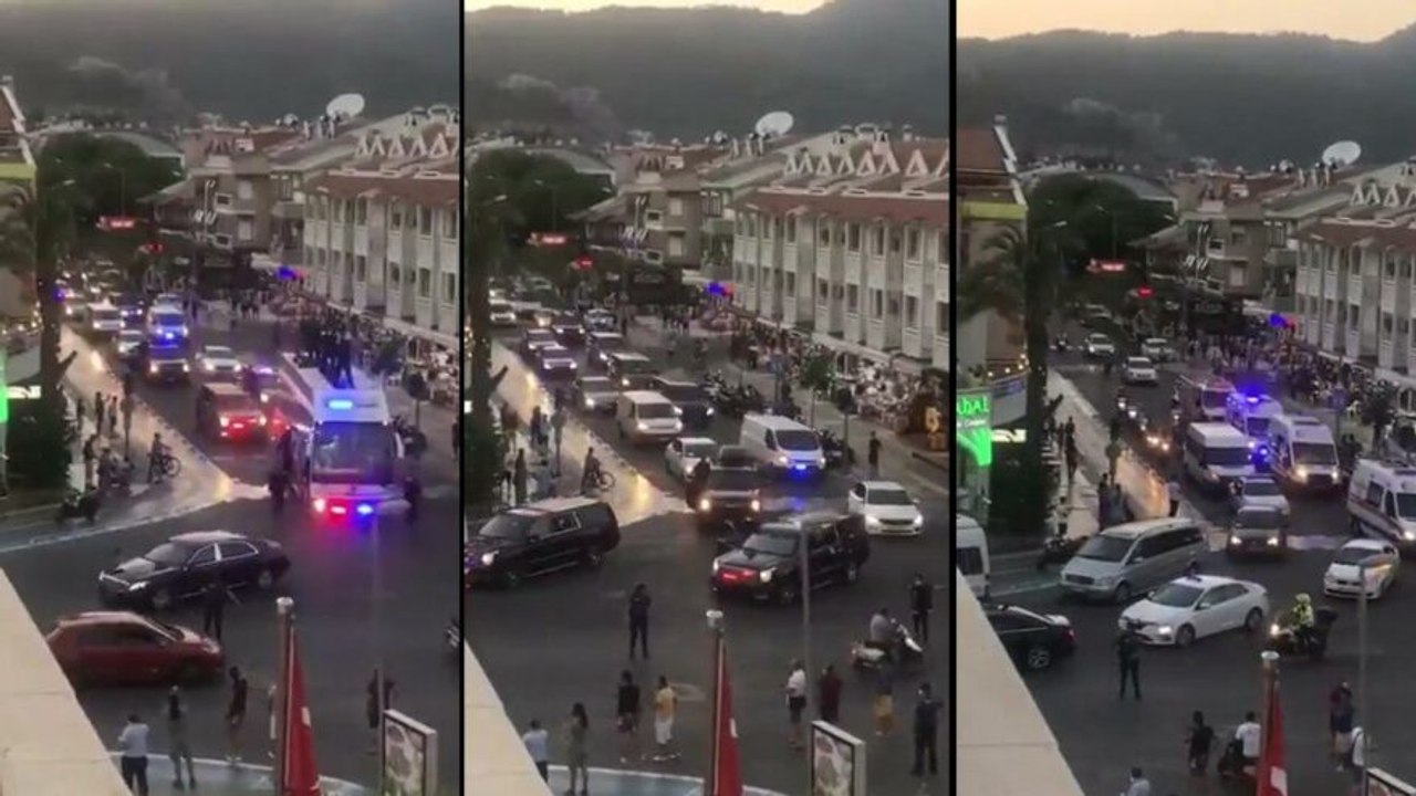 Erdoğan’ın Marmaris konvoyunu tepki: Bir tek yangın söndürme uçağı almaya parası yok