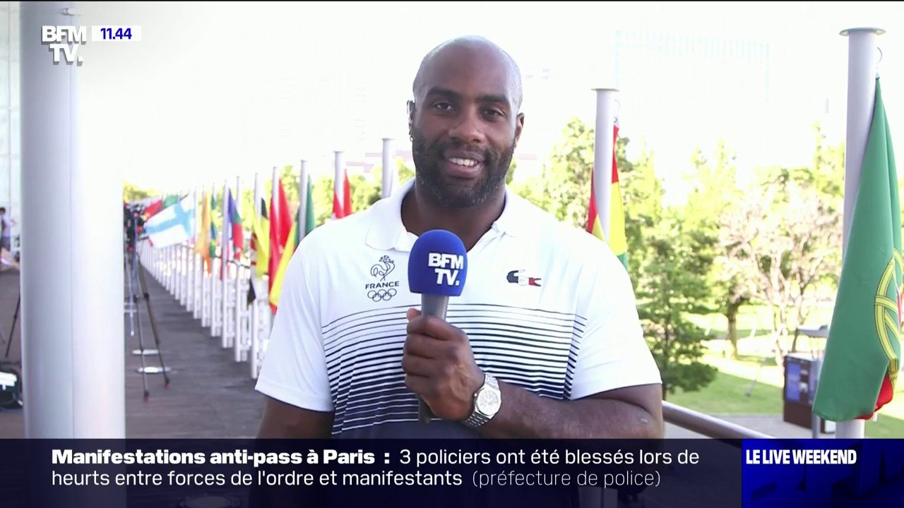 "C'est ma troisième médaille olympique, mais j'ai encore du mal à m'en remettre": Teddy Riner réagit à l'exploit des judokas français aux JO de Tokyo