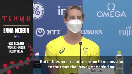 McKeon wants her historic success to inspire next generation