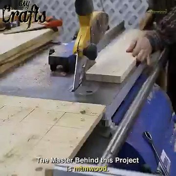 Worker making Unique Brick Wall end grain cutting board Project - Great Creative Building Idea