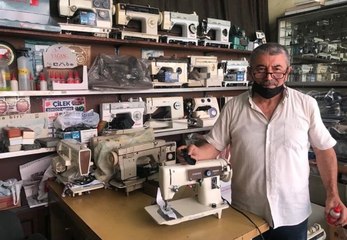 ZONGULDAK - Eski dikiş makineleri Kazım ustanın elinde "hayata" dönüyor