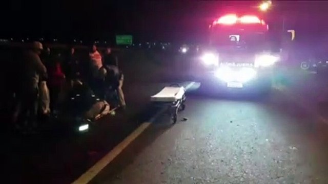 Jovem de 21 anos fica ferido ao se envolver em acidente na marginal da PRc-467