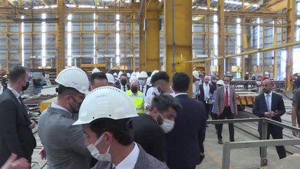 Dünyanın en büyük canlı balık taşıma gemisinin ilk kaynağını Bakan Varank yaptı