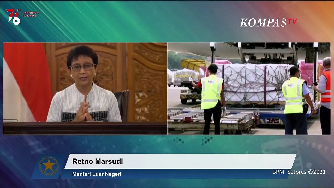 3,5 Juta Vaksin Moderna Bantuan Amerika Serikat Tiba di Indonesia (1/8)
