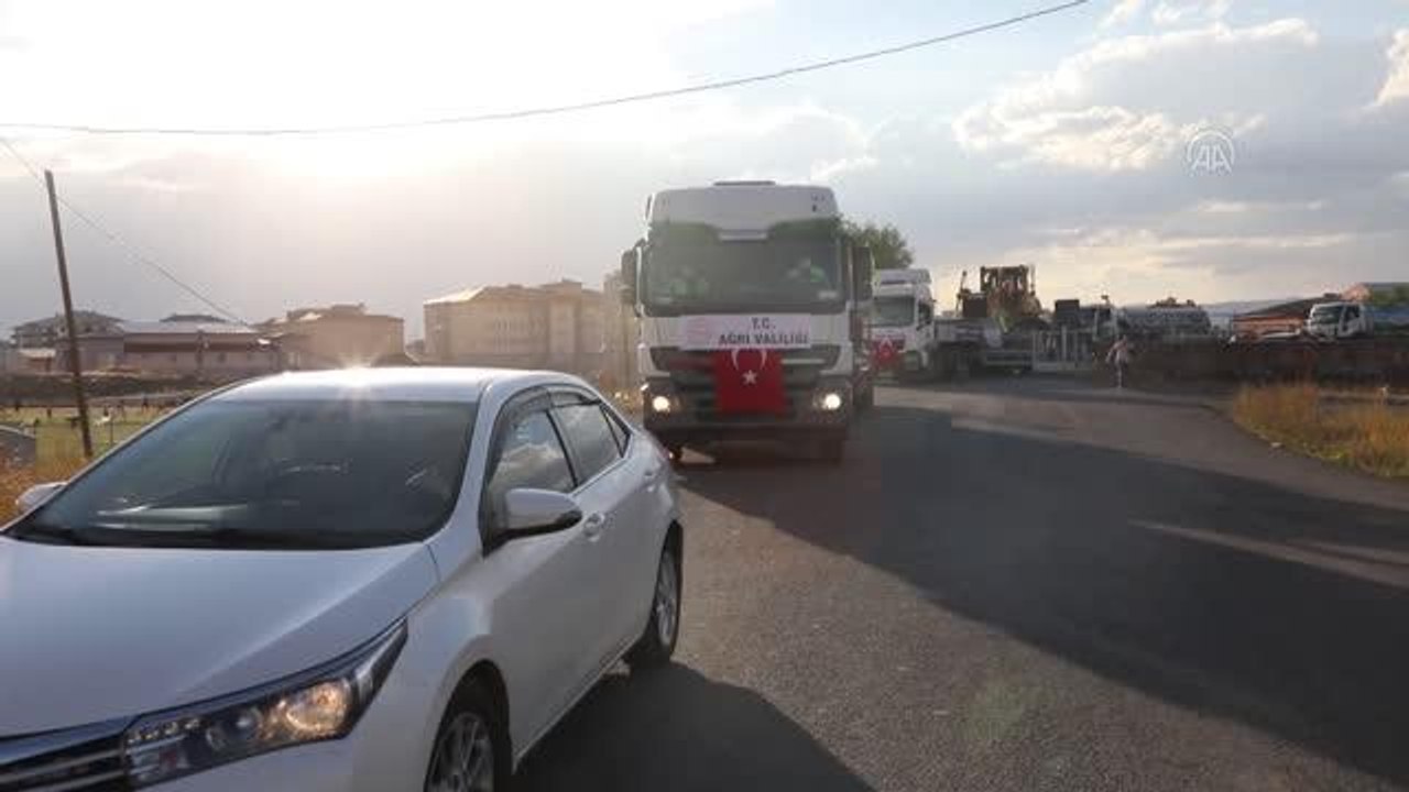 Ağrı'dan Antalya'daki yangın söndürme çalışmalarına destek