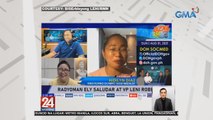 VP Robredo, negatibo sa COVID-19 matapos ma-expose sa isang COVID positive | 24 Oras Weekend