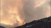 Son dakika haber | Manavgat'taki orman yangını daha önce tedbir amaçlı boşaltılan Sırtköy Mahallesi'ne sıçradı