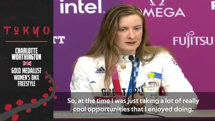 Chef to Olympian Worthington claims gold in BMX