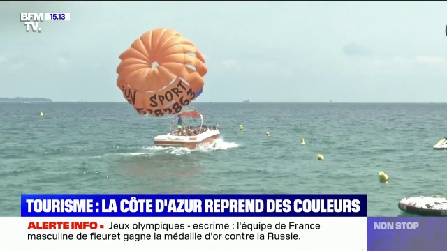 La fréquentation des hôtels sur la Côte d'Azur a gagné 10 points par rapport à l'année dernière