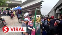 Cops record statement from organiser of free durian giveaway in Perak