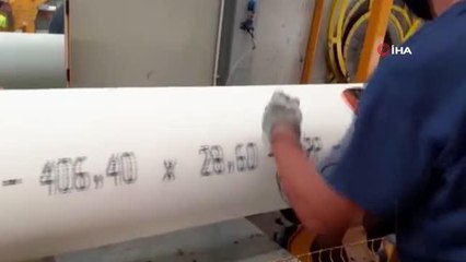 Son dakika haberi: Bakan Dönmez, deniz tabanına serilecek 169 kilometrelik boru hattının üretimlerinin başladığını duyurdu