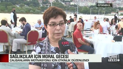 Sağlıkçılar için moral gecesi