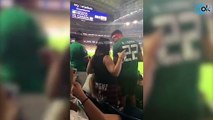 Salvaje pelea entre aficionados mexicanos en la Copa Oro