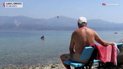 На Пелопоннесе тушат лесные пожары