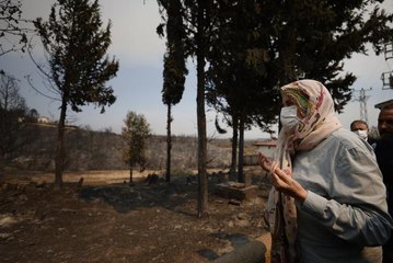İYİ Parti Genel Başkanı Akşener, Manavgat'ta yanan alanda inceleme yaptı