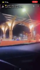 ظهور رشاش جديد حُر وطليق في شوارع السعودية بالفيديو