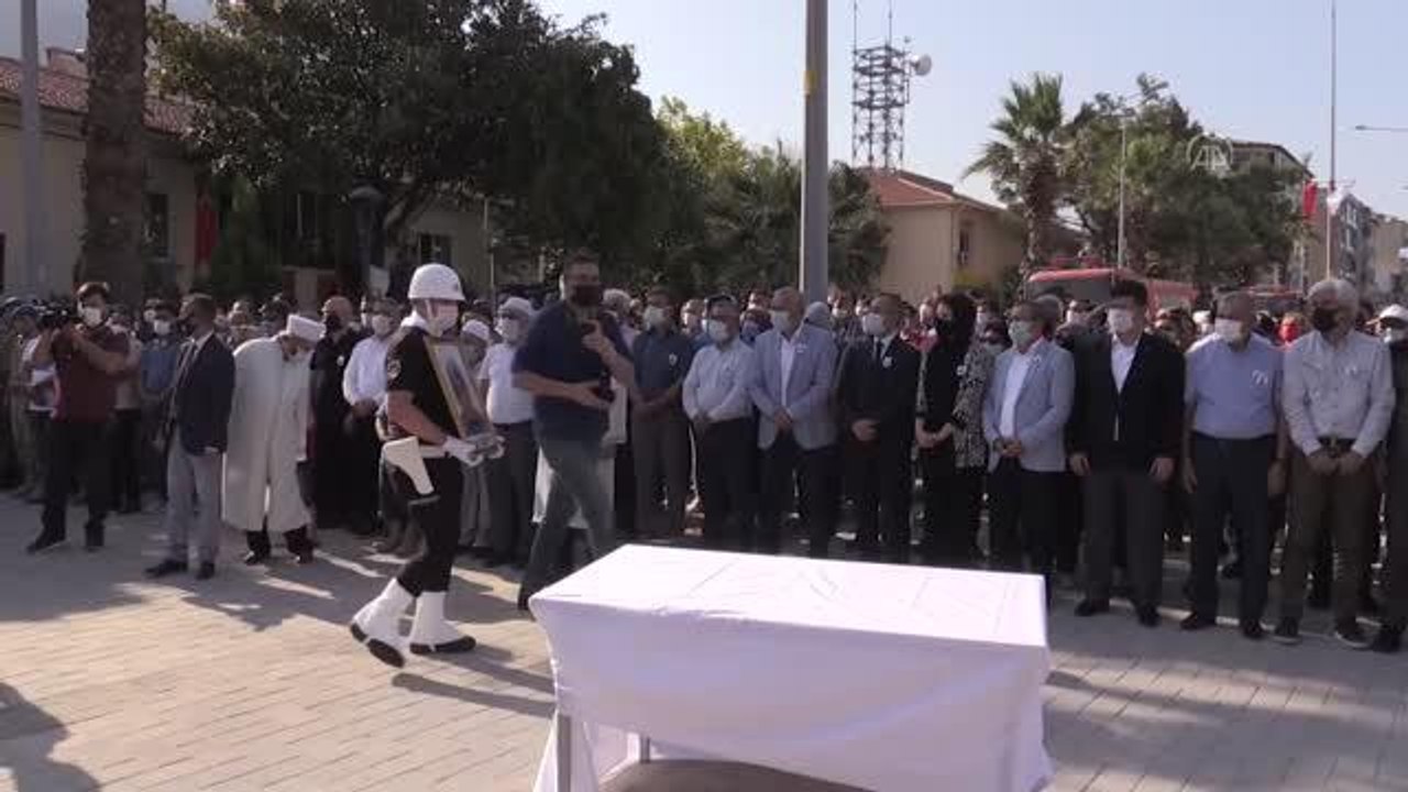 Son dakika haberleri: Orman yangınına müdahale ederken hayatını kaybeden Yaşar Cinbaş için tören düzenlendi