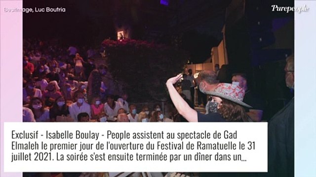 Isabelle Boulay et Eric Dupond-Moretti : Rare apparition du couple, décontracté à Ramatuelle
