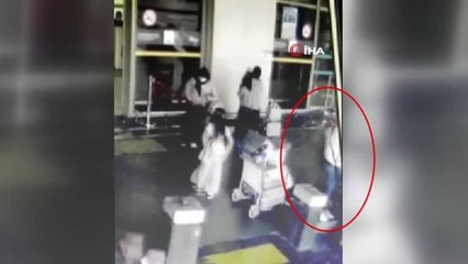 Son dakika haberleri: Sabiha Gökçen Havalimanında "perdeleme" yöntemiyle hırsızlık kamerada