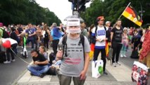 500 detenidos en Berlín en protestas no autorizadas contra medidas anticovid