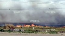 Incendios en cercanías del aeropuerto Viru Viru