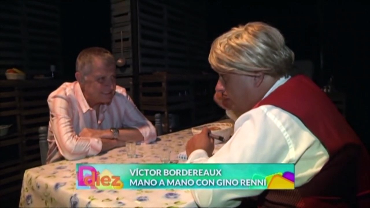 HOMENAJE AL ACTOR GINO RENNI EN CHARLA CON HUMOR PERSONAJE VICTOR BORDEREAUX