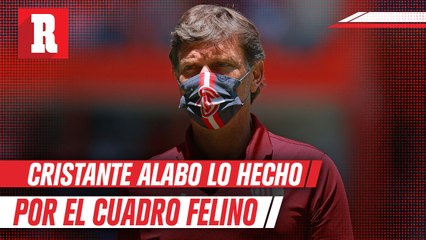 Hernán Cristante: "Es difícil mantener resultados positivos todo el torneo, ojalá se diera así"