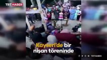 Kayseri'de nişan töreni sırasında balkon çöktü: 13 yaralı