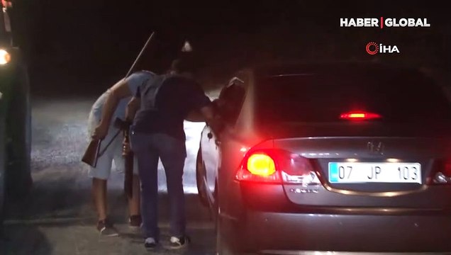 Sabotaj iddiası üzerine silahla nöbet tutmaya başladılar: Durmayan başına gelecekleri düşünsün