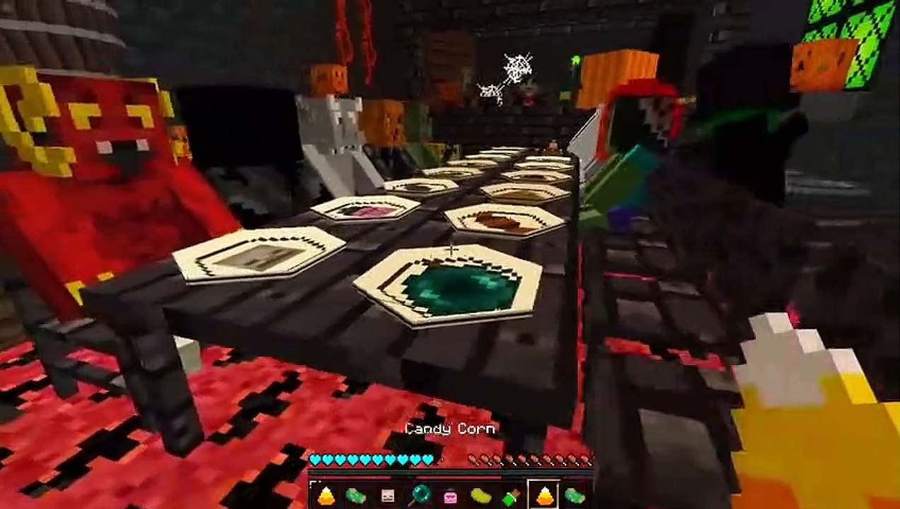 Minecraft School littlelizardgaming  VISITING HALLOWEEN TOWN - MEETING DRACULA #2