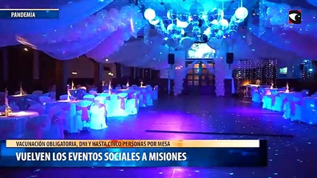 Vuelven los eventos sociales en Misiones