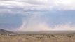 Strong wind kicking up dust in Arizona
