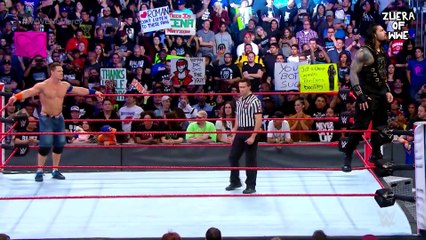 ROMAN REIGNS VS JOHN CENA NO MERCY 2017