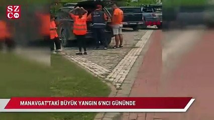 Manavgat'taki büyük yangın 6'ncı gününde