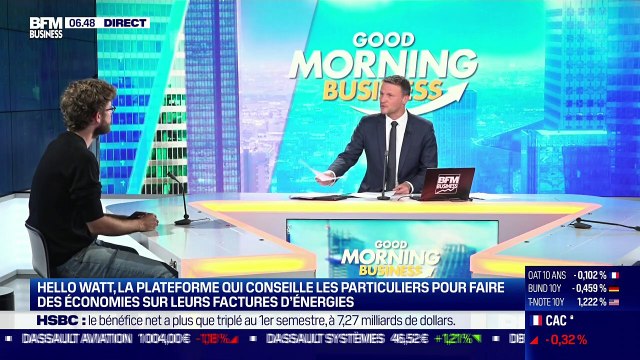Sylvain Le Falher (Hello Watt): Hello Watt, la plateforme qui conseille les particuliers pour faire des économies sur leurs facteurs d'énergies - 02/08