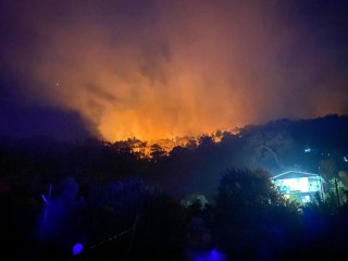 Seydikemer'de tekrar başlayan yangın kontrol altına alındı
