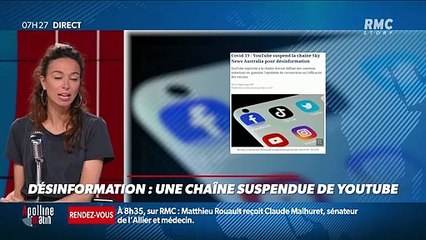 #Magnien, la chronique des réseaux sociaux : Une chaîne suspendue de YouTube pour désinformation - 02/08