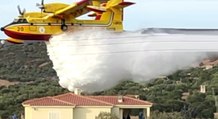 Loiri Porto San Paolo (SS) - Incendio in zona Montelittu (02.08.21)