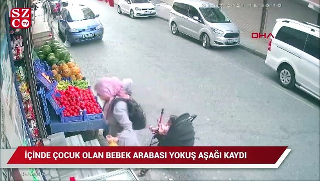 Bebek arabası yokuş aşağı hareket etti
