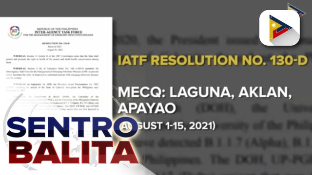 Mga kwalipikadong pamilya sa NCR, makakatanggap ng P4-K na ayuda sa ilalim ng ECQ; 8 p.m. - 4 a.m. curfew hours, ipatutupad sa Metro Manila habang umiiral ang ECQ